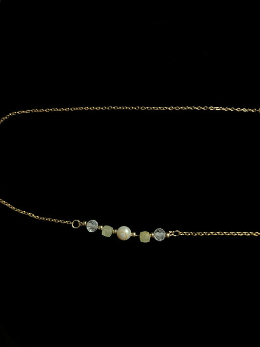 Green Garnet Hip Chain