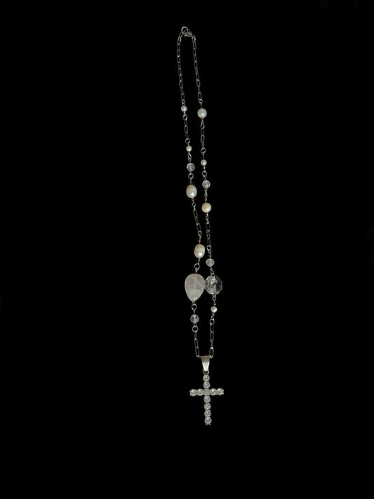 Silver Cross Necklace